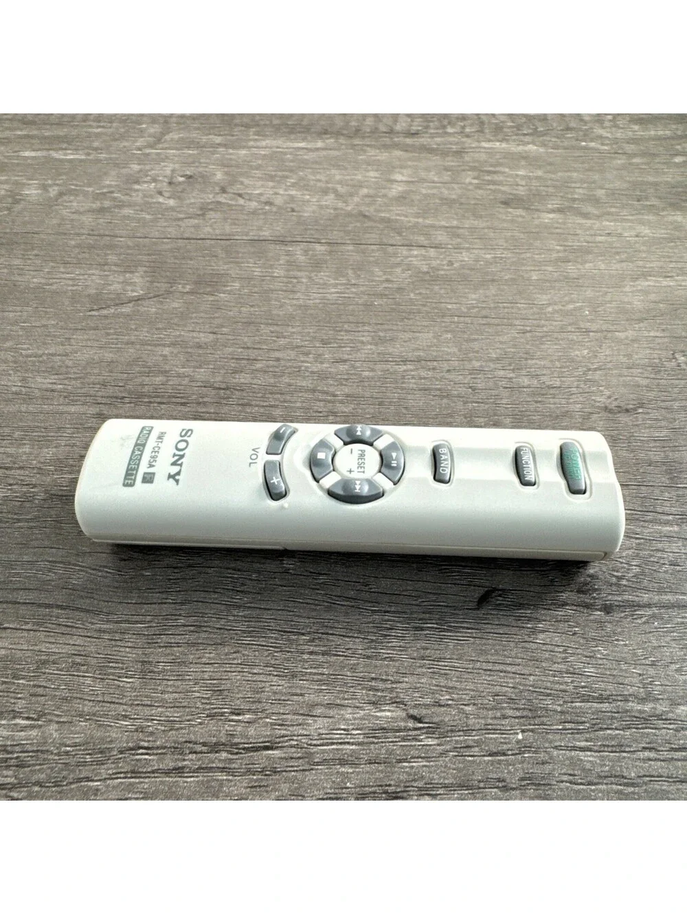 Oem Genuine Sony Radio Cassette Remote Control model RMT-CE95A Gray